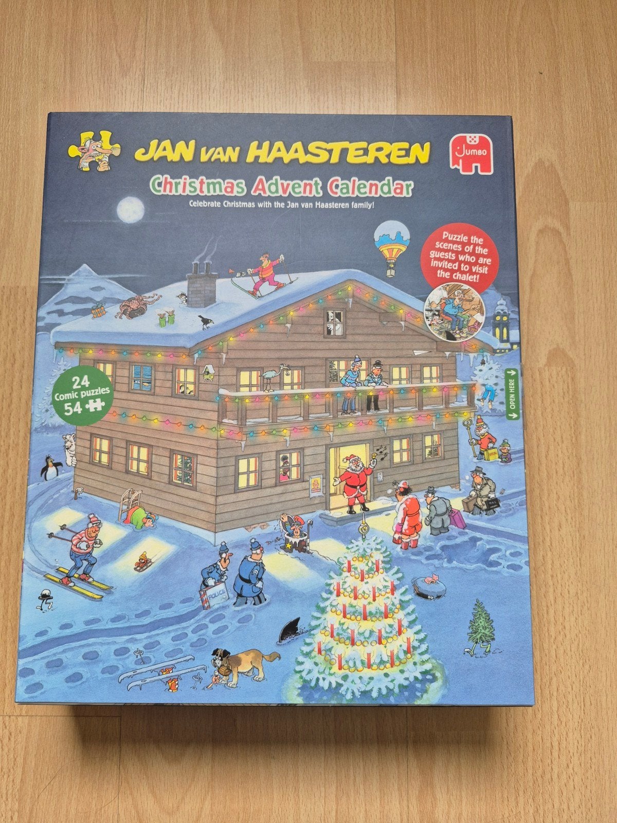 Jan van Haasteren adventkalender, Ophalen, Minder dan 500 stukjes, Zo goed als nieuw