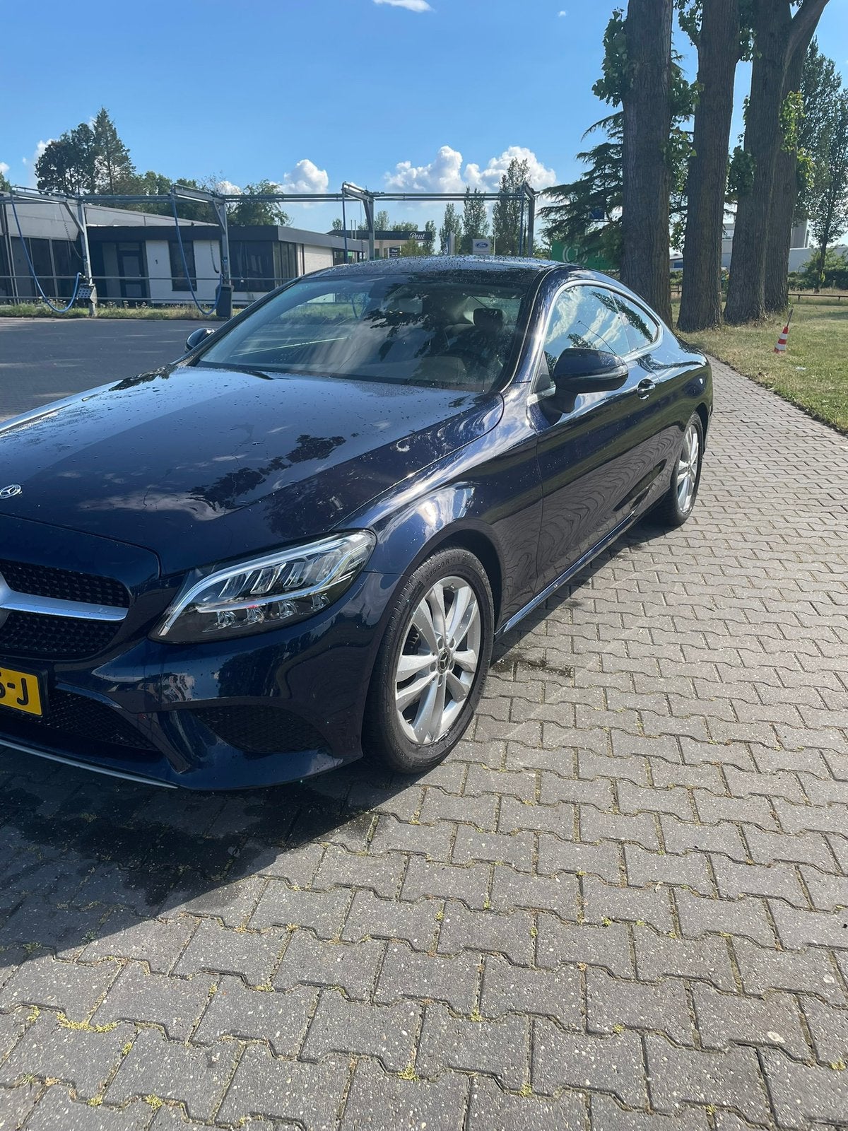 Mercedes-Benz C-Klasse C200 184pk  9G-TRONIC 2018, 1800 kg, Zwart, 4 cilinders, 75 €/maand