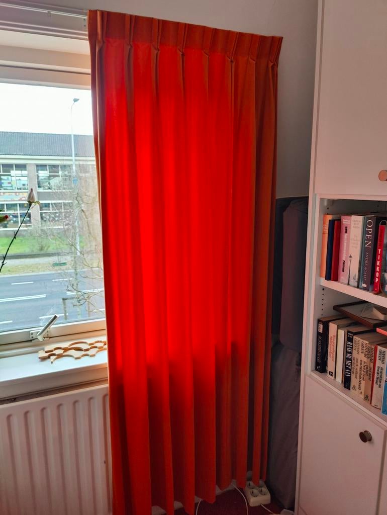 Gordijnen, Huis en Inrichting, Stoffering | Gordijnen en Lamellen, Ophalen, Zo goed als nieuw, 50 tot 100 cm, 150 tot 200 cm