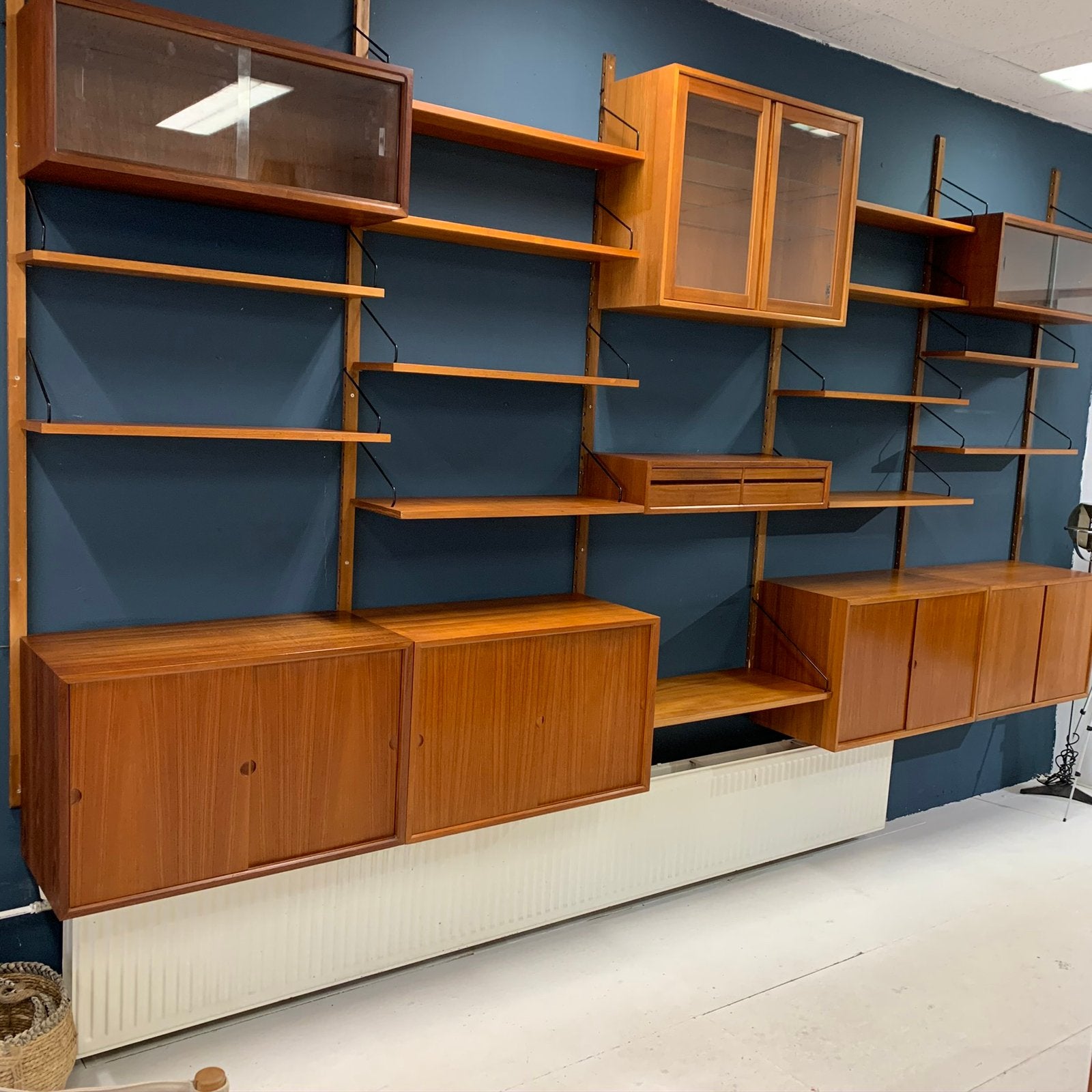 Poul Cadovius by Royal System vintage modulair wandsysteem, Ophalen of Verzenden, Zo goed als nieuw, Minder dan 150 cm, Minder dan 100 cm