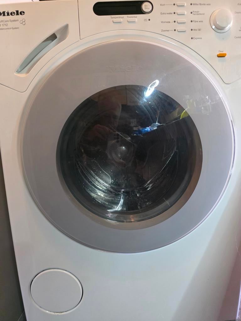 Miele Wasmachine W1712 Softcare System, Ophalen, Gebruikt, 85 tot 90 cm, 1200 tot 1600 toeren