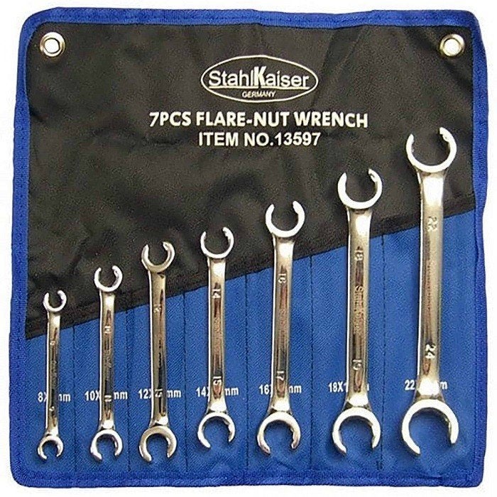 Nieuwe Rem Sleutelset Remsleutel 7 delig 8 tot 24 mm, Nieuw, Ophalen of Verzenden, Nvt, Nvt