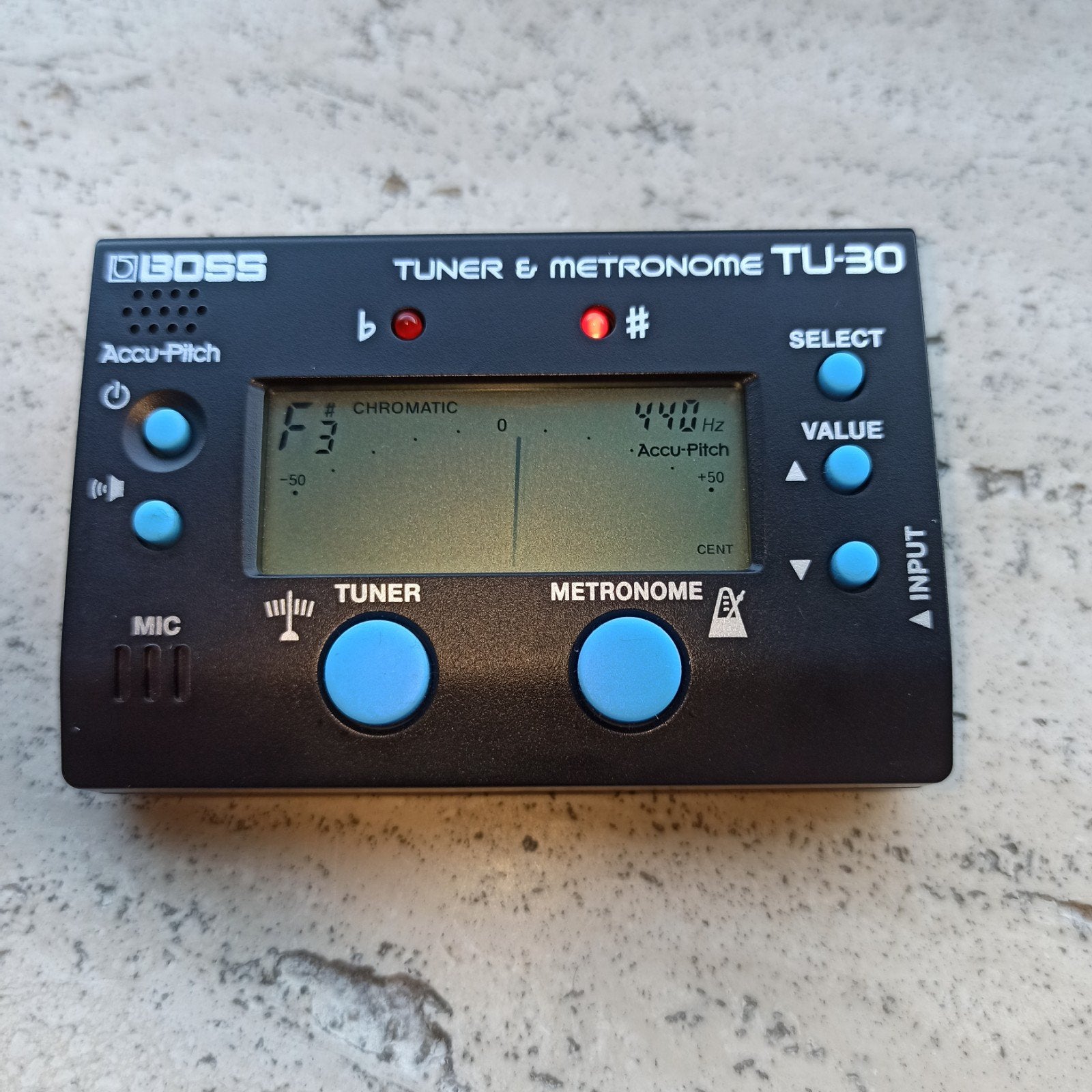 Boss TU-30 stemapparaat, Ophalen of Verzenden, Zo goed als nieuw, Elektrische gitaar
