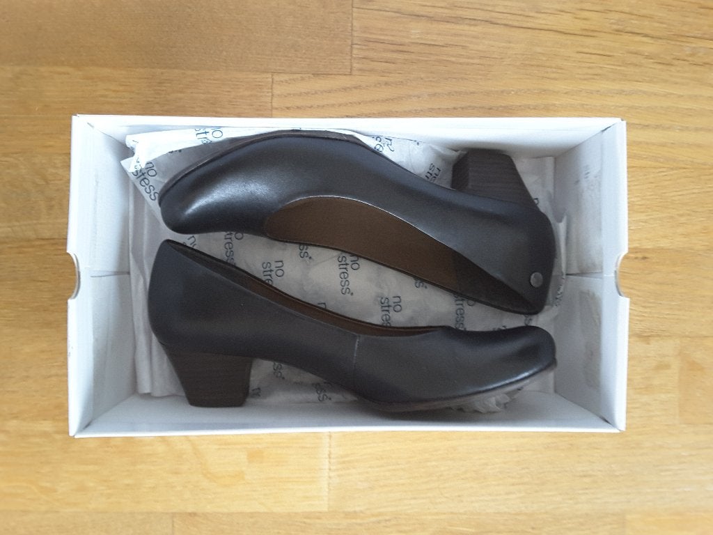 No Stress zwarte pumps - Maat 39, Pumps, Zwart, Ophalen of Verzenden, Zo goed als nieuw