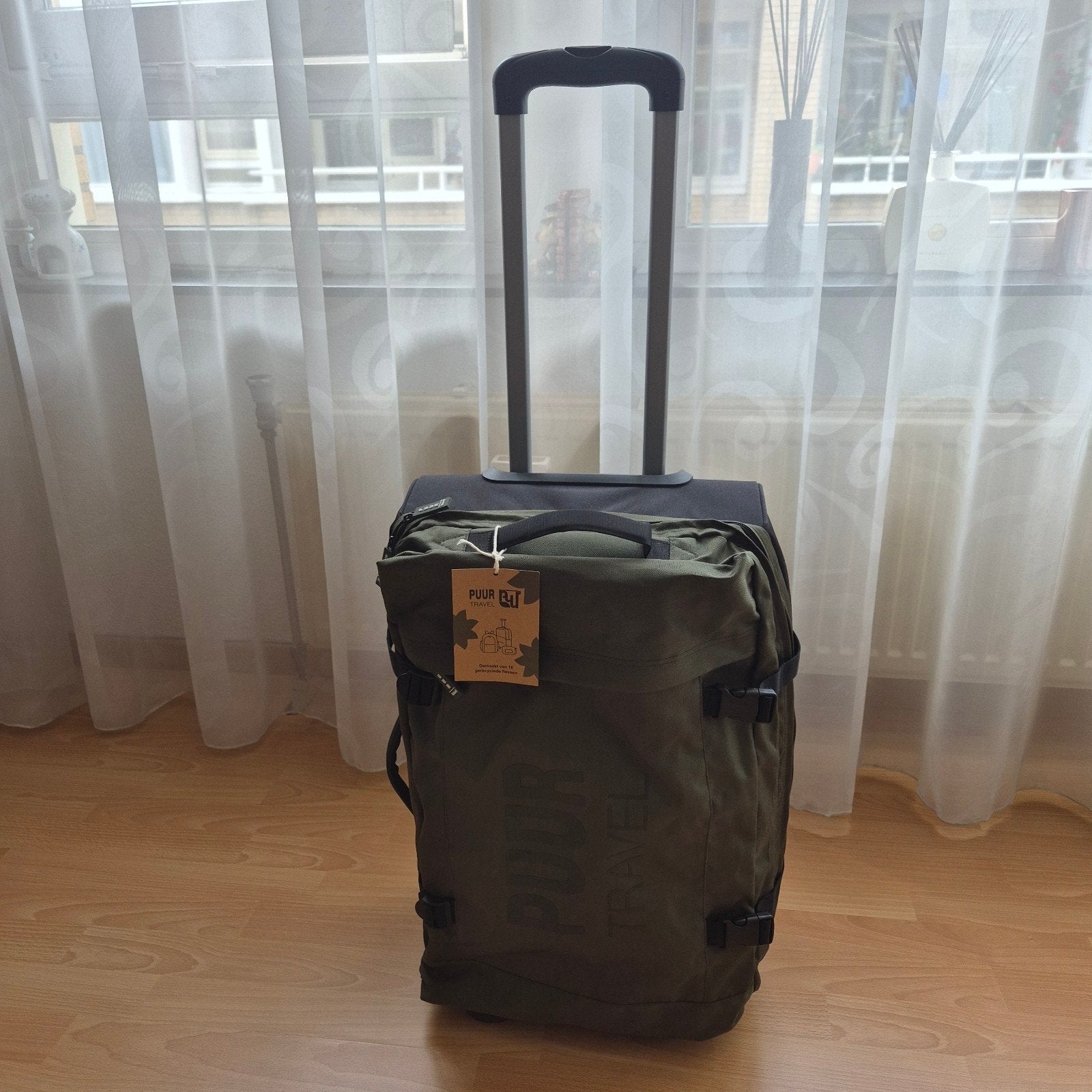 Trolly koffer PUUR TRAVEL Nieuw!, Ophalen, Nieuw, Hard kunststof, 35 tot 45 cm