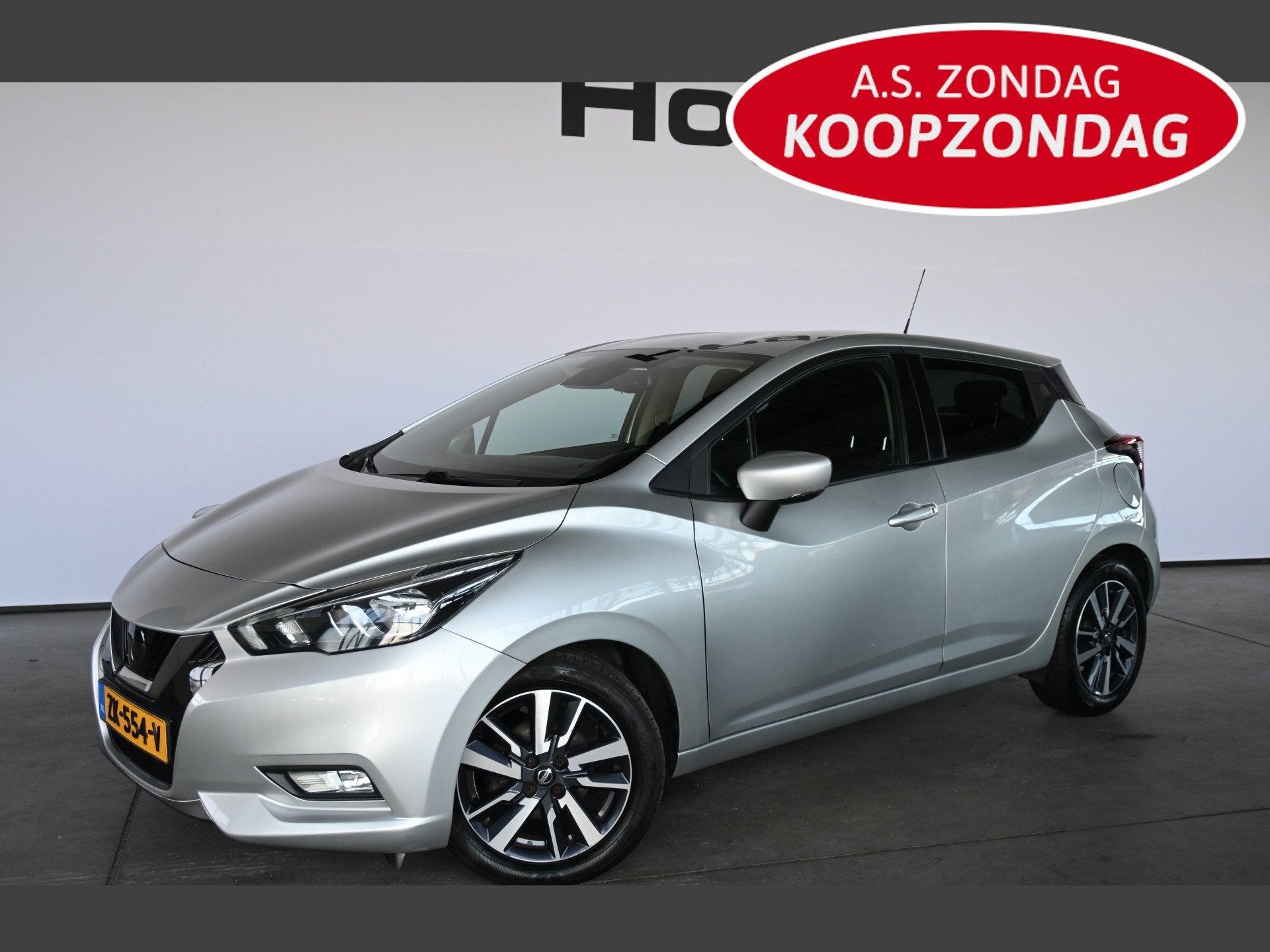 Nissan Micra 1.0 IG-T N-Connecta Clima Navigatie LED Goed On, Voorwielaandrijving, Met garantie (alle), Traction-control, Origineel Nederlands