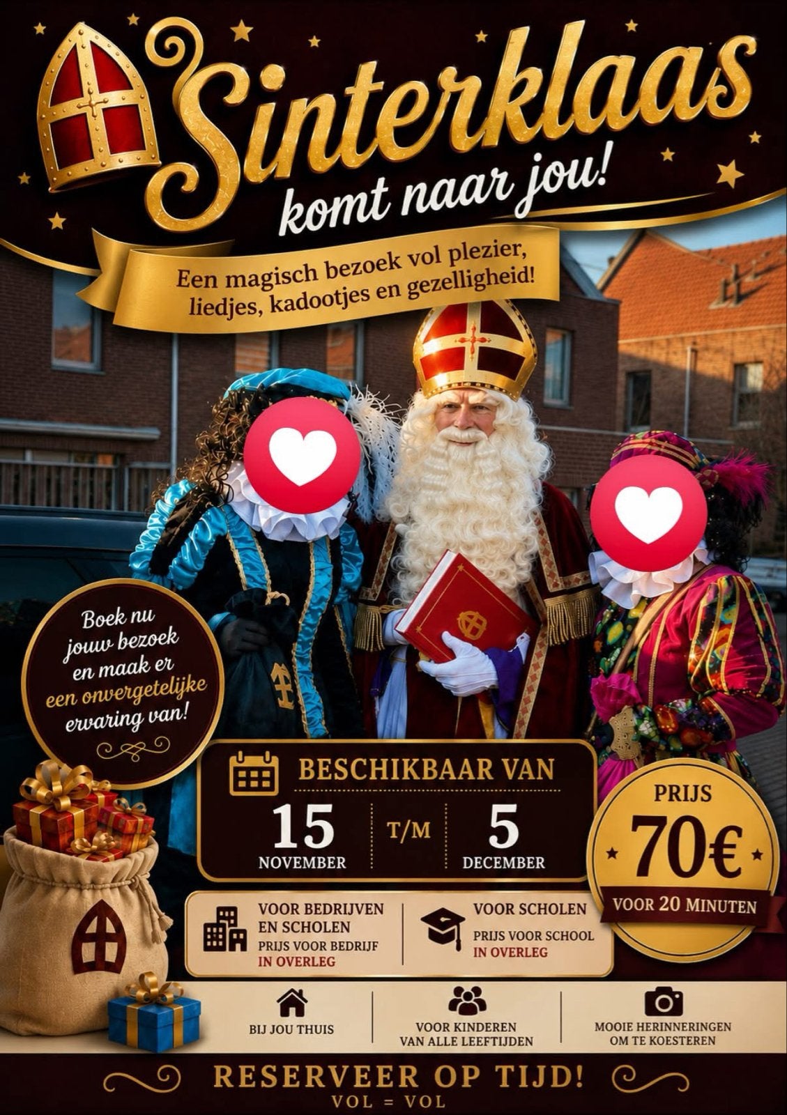 Sint en zijn pieten, Diversen, Sinterklaas, Ophalen