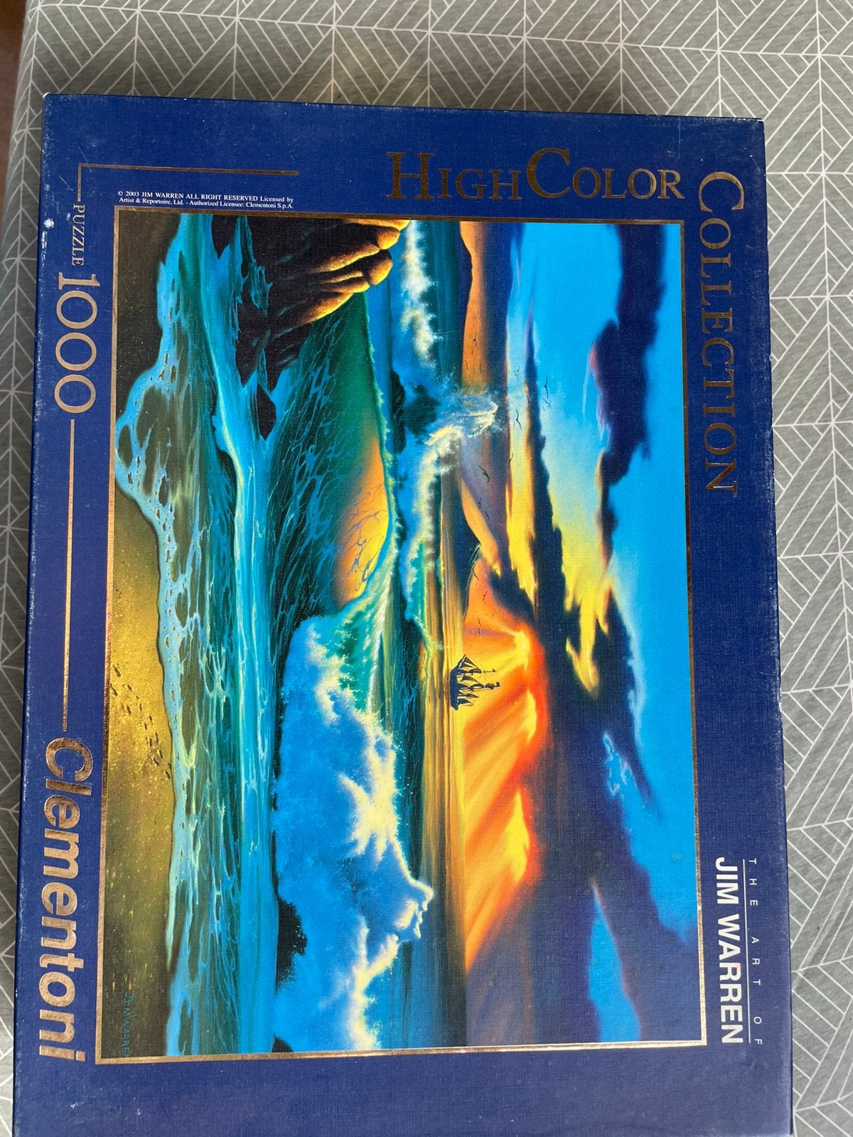 Clementoni puzzel 1000 stukjes, Ophalen of Verzenden, Zo goed als nieuw