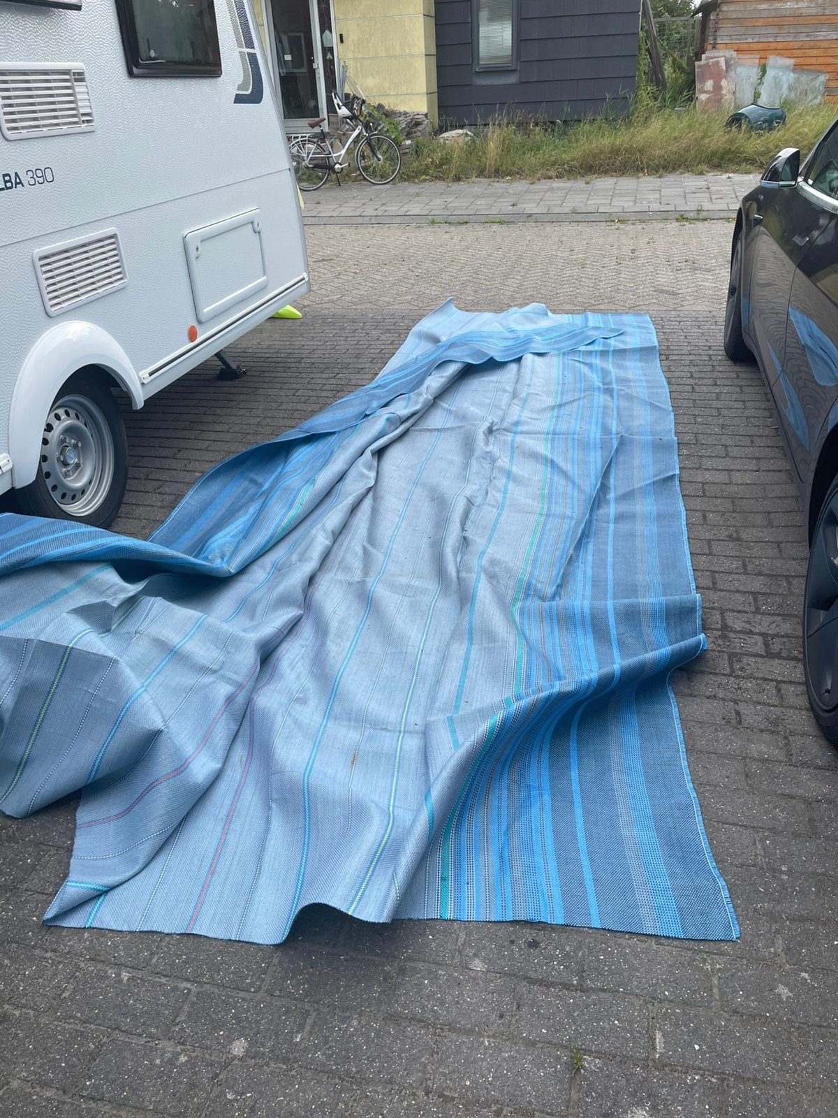 Voortentkleed temzeil kleed, Ophalen, Gebruikt