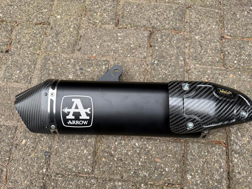 Arrow demper – Triumph Tiger 1200 – dark aluminium / carbon, Motoren, Onderdelen | Overige, Ophalen of Verzenden, Gebruikt