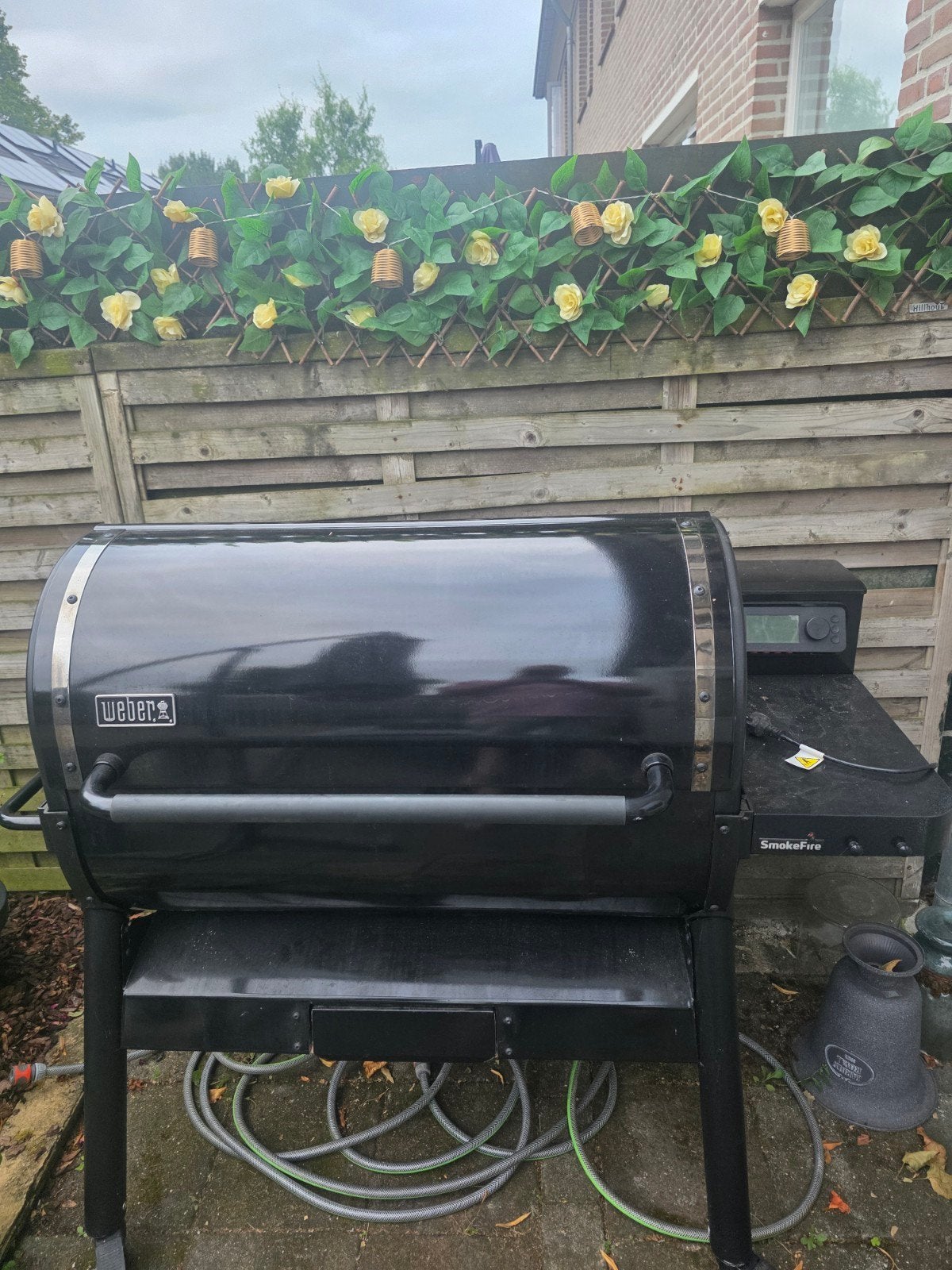 Weber SmokeFire EPX6 - STEALTH EDITIE, Ophalen of Verzenden, Gebruikt, Weber smokefire EPX6 stealth editie