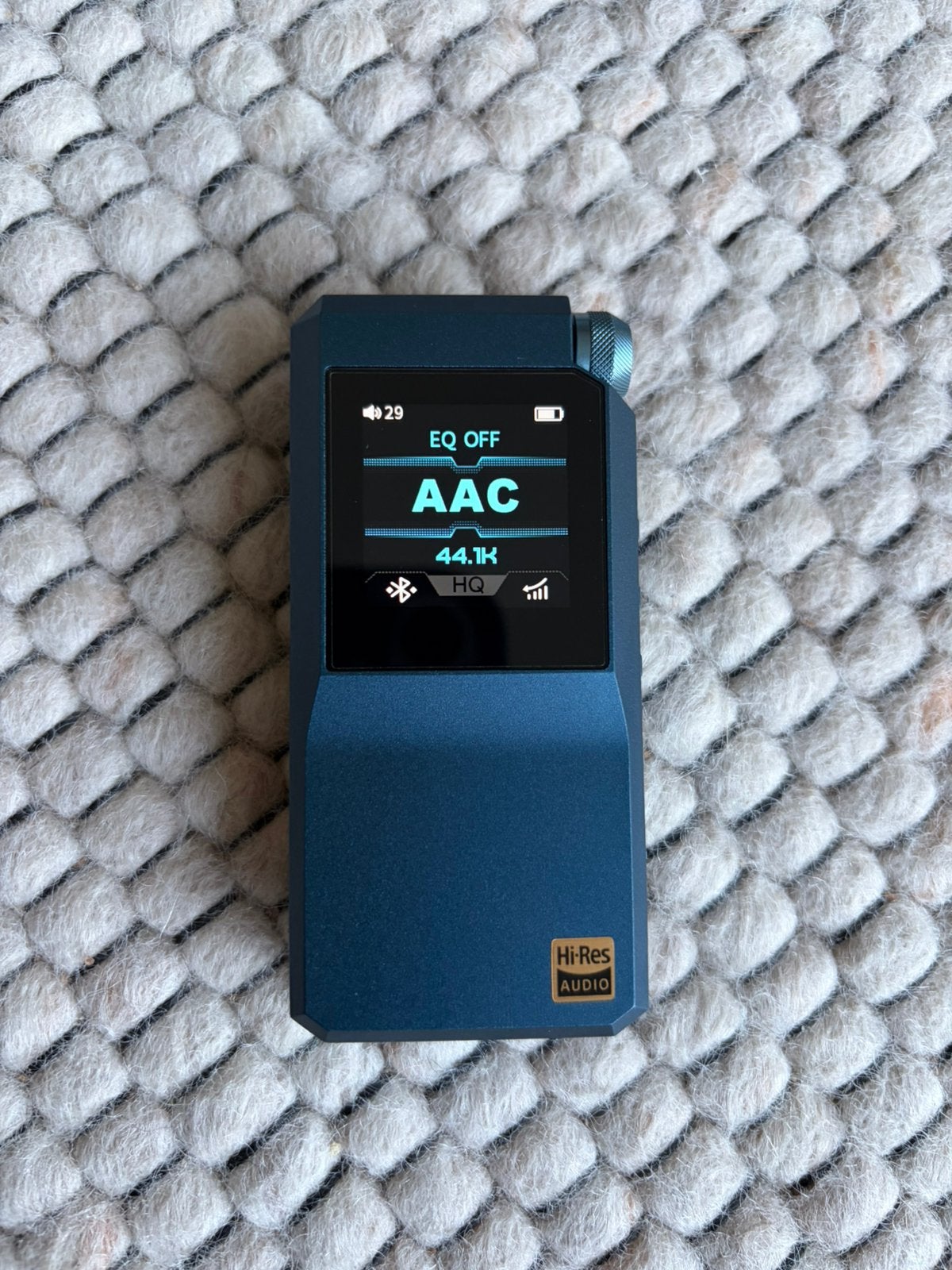 Fiio BTR 17 Bluetooth DAC/Amp Blauw, Ophalen of Verzenden, Zo goed als nieuw
