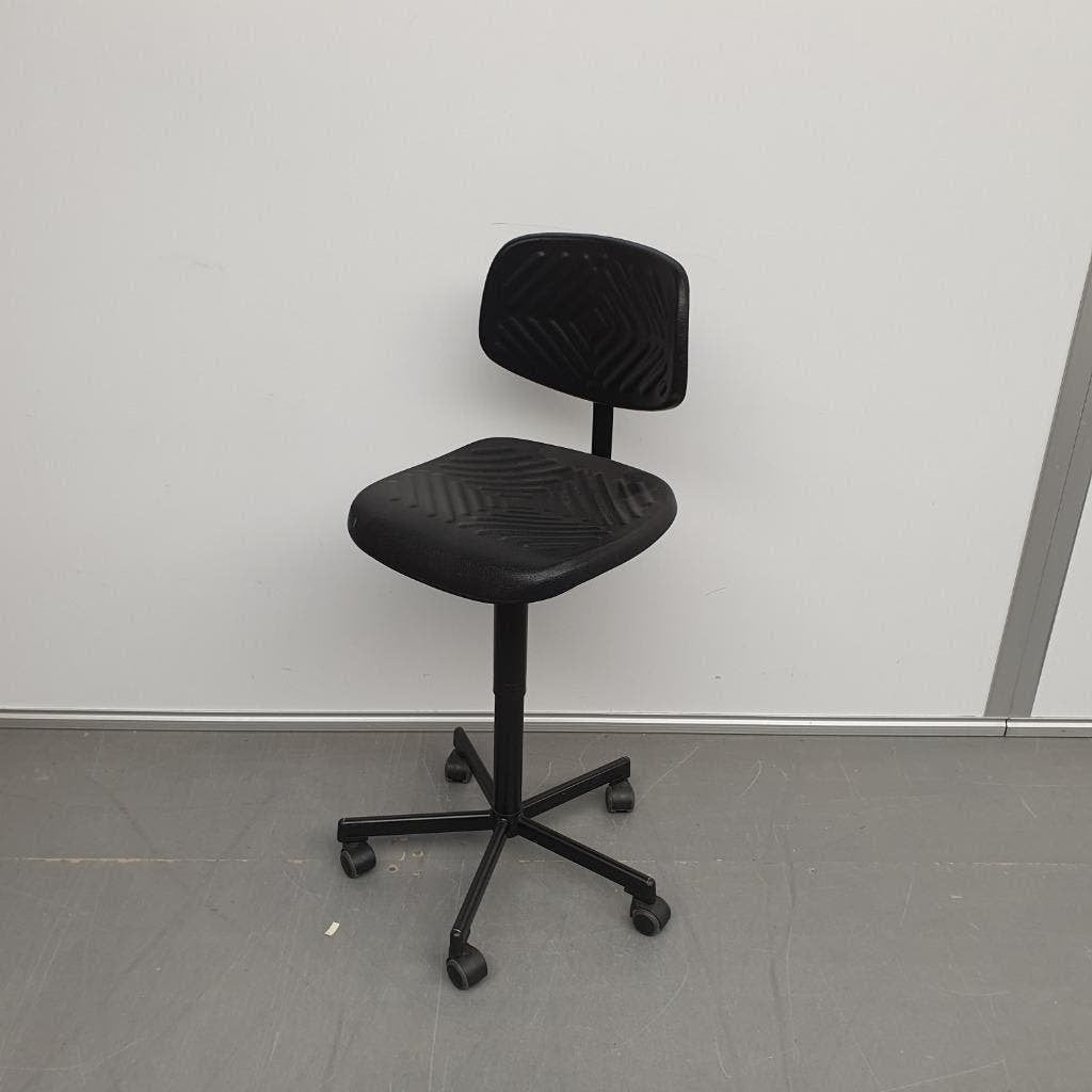Partij score werkstoel hoge stoelen verrijdbaar werkplaats, Huis en Inrichting, Ophalen, Gebruikt, Zwart