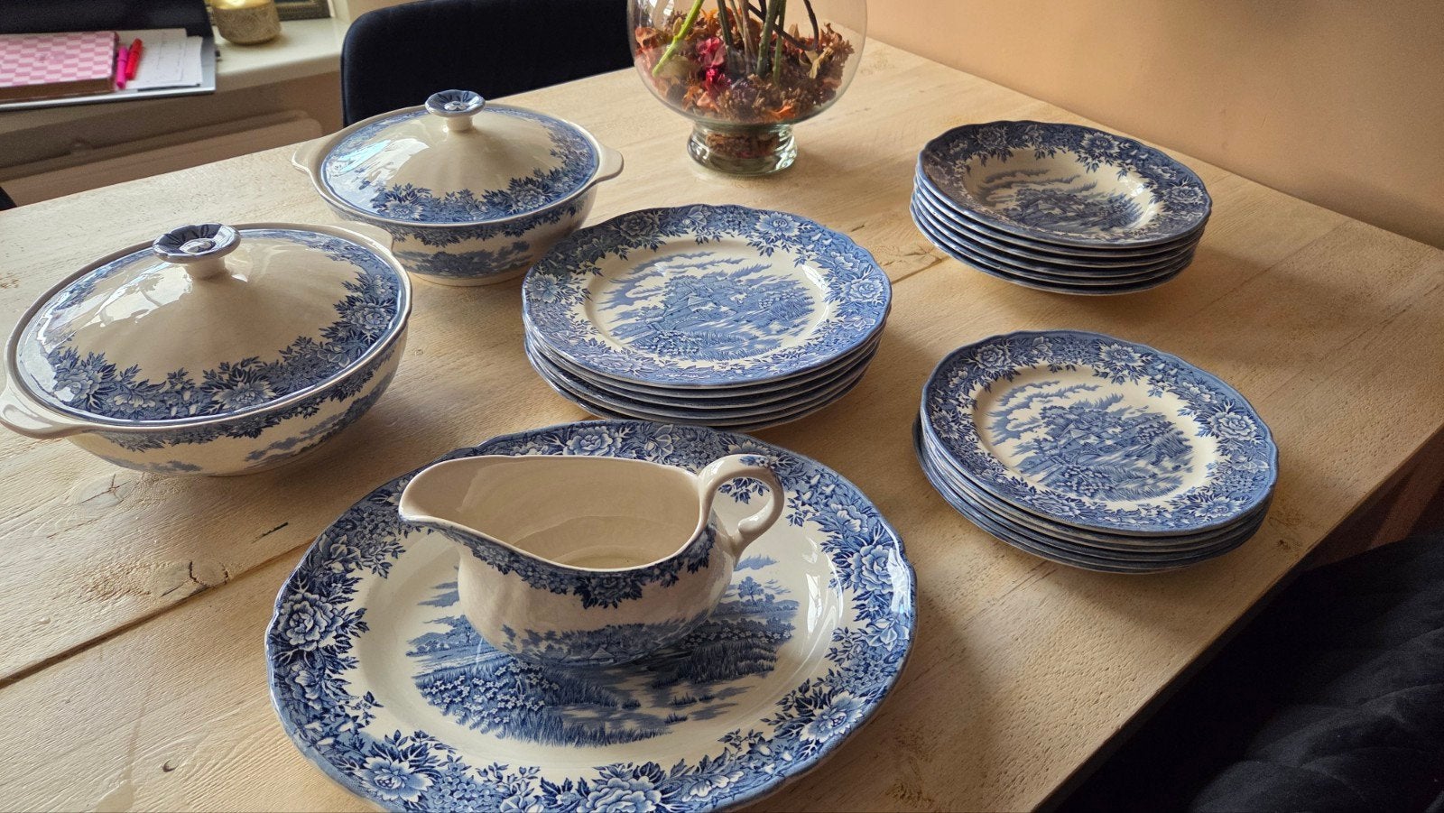 Prachtig Engels vintage 6-persoonsservies – Salem Colonial V, Ophalen