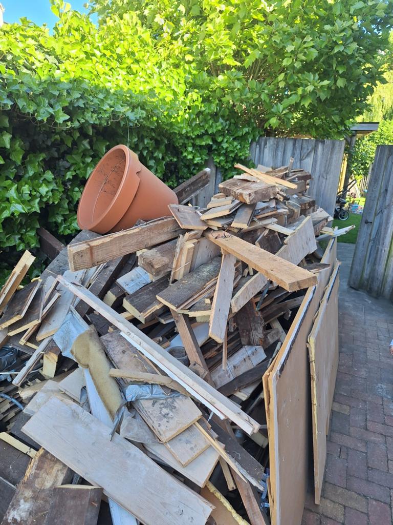 Hout, Minder dan 3 m³, Ophalen
