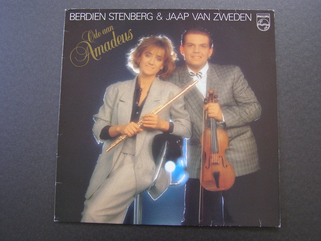 LP Berdien Stenberg & Jaap van Zweden - Ode aan Amadeus, LP, Mozart, Ophalen of Verzenden, Inclusief binnenhoes