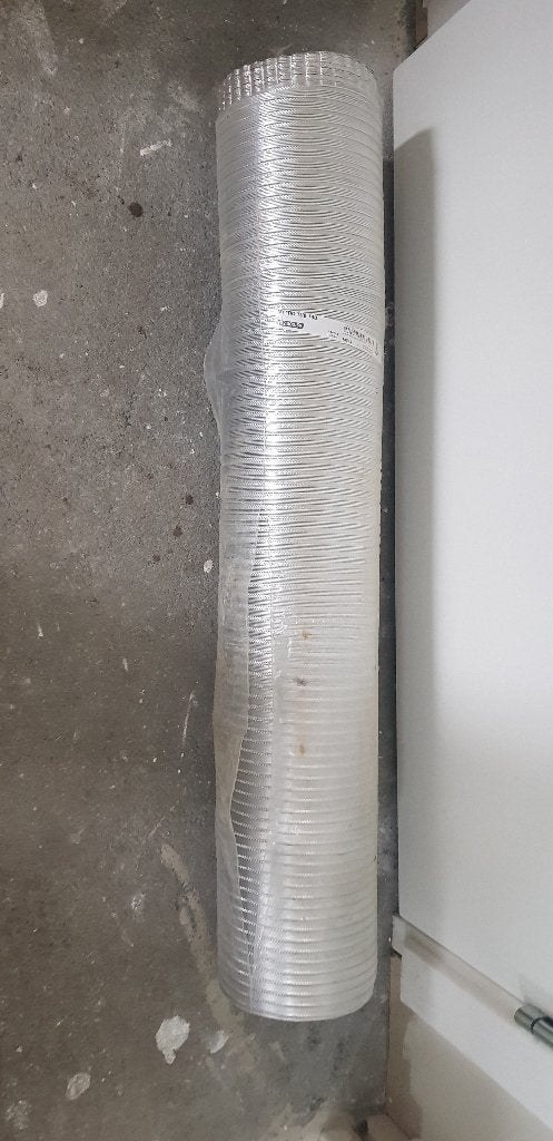 nyttig tub 150mm alu buis Ikea Vaste prijs 15.-euro, Ophalen, Nieuw, 200 tot 400 m³ per uur, Onderbouw afzuigkap