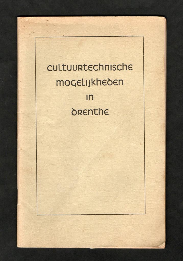 Drenthe Cultuurtechnische Mogelijkheden Lezing Herweijer '55, Ophalen of Verzenden, Zo goed als nieuw