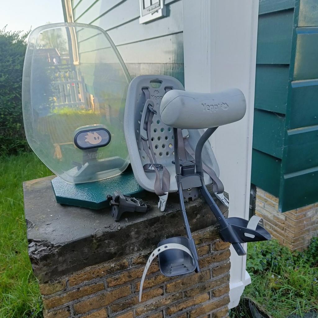 Yepp kinderzitje voor met windscherm, Yepp, Voorzitje, Ophalen of Verzenden, 0 t/m 13 kg