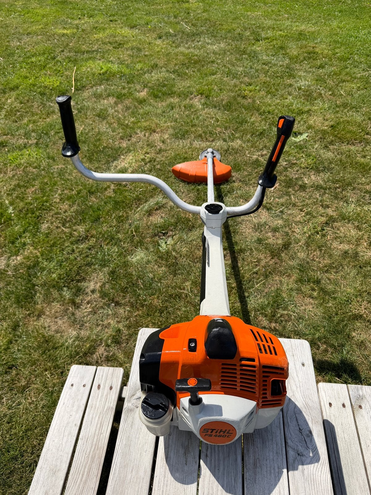‼️ stihl fs460 bosmaaier ‼️, Ophalen, Gebruikt, Benzine