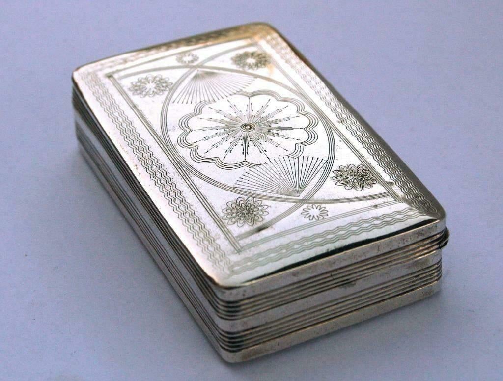 Antiek zilveren SNUIFDOOSJE Schoonhoven 1848, Ophalen of Verzenden, Zilver