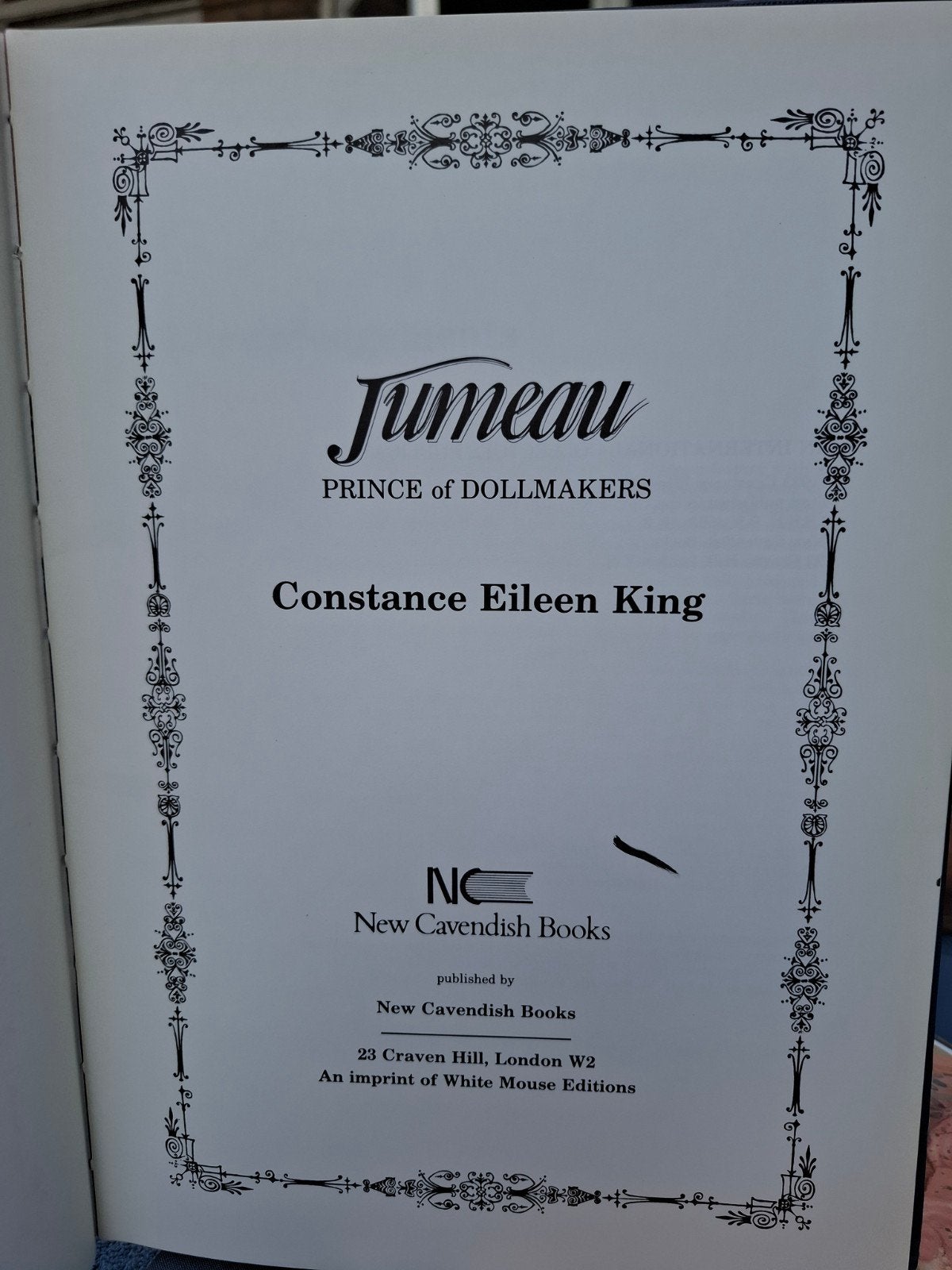 Boek: Jumeau Prince of Dollmakers - Constance Eileen King, Ophalen of Verzenden