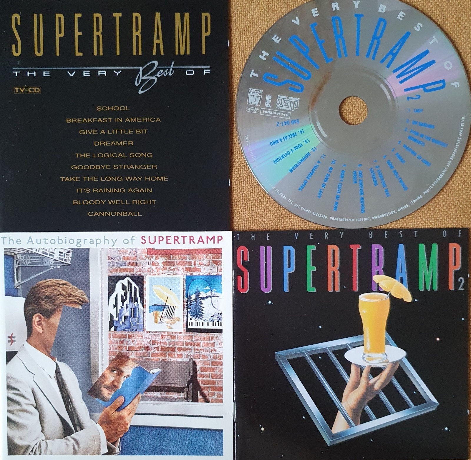 Supertramp cd's mogen ook per stuk, Ophalen of Verzenden