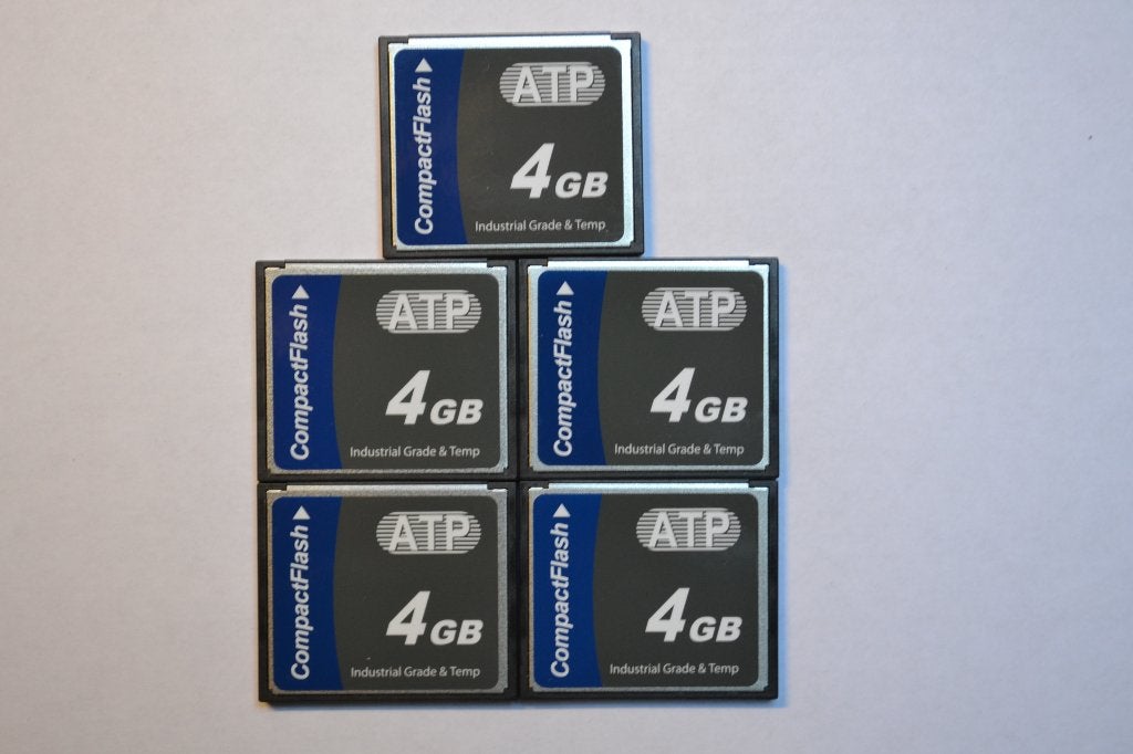 ATP 4GB CompactFlash Industrial SLC geheugenkaart, Max-Planck Str 5, D-85716, ATP, Zo goed als nieuw, Sales-europe@atpinc.com