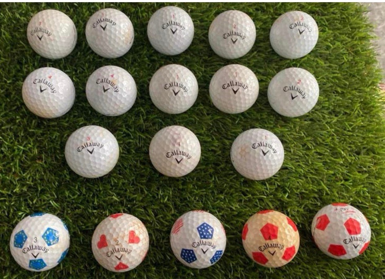 20 CALLAWAY CHROME SOFT PREMIUM TOUR GOLFBALLEN, Sport en Fitness, Ophalen, Bal(len), Callaway
