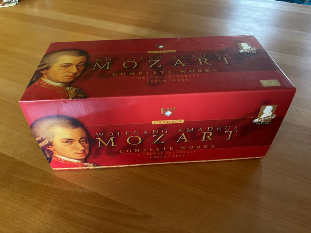 Mozart Complete Works 170 CD Boxset + CD-speler, Cd's en Dvd's, Cd's | Klassiek, Ophalen, Boxset, Zo goed als nieuw, Classicisme