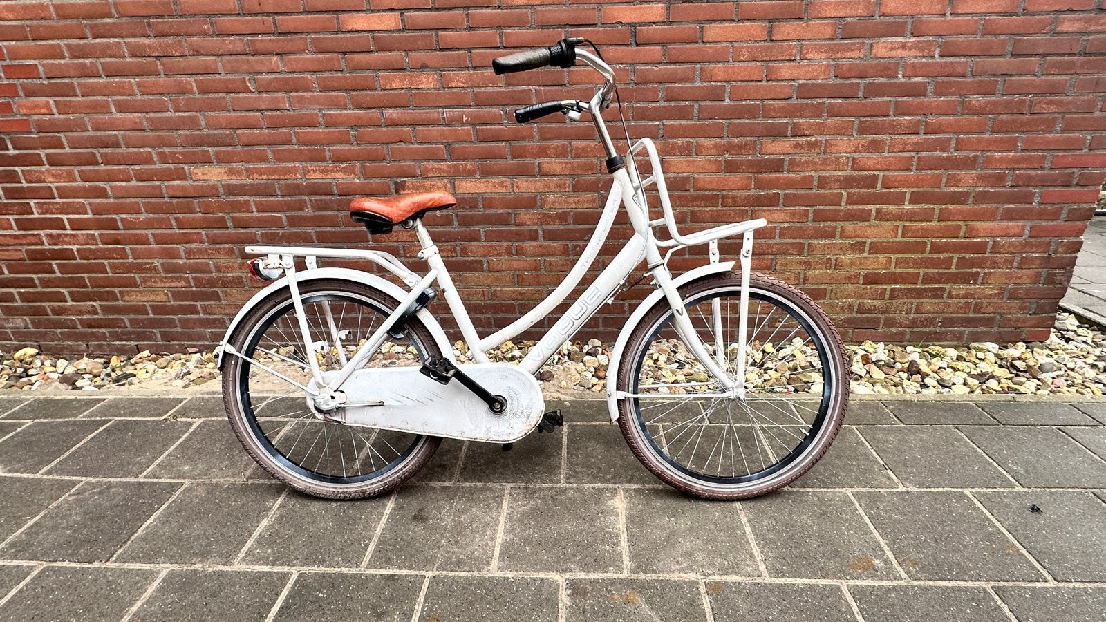 Witte Vogue Transportfiets – Goed werkend & Vers geverfd, Fietsen en Brommers, Fietsen | Dames | Damesfietsen, Terugtraprem, Gebruikt