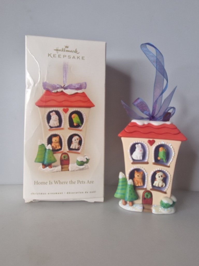 Hallmark Ornament Home is where the pets are christmas 2008, Ophalen of Verzenden, Zo goed als nieuw