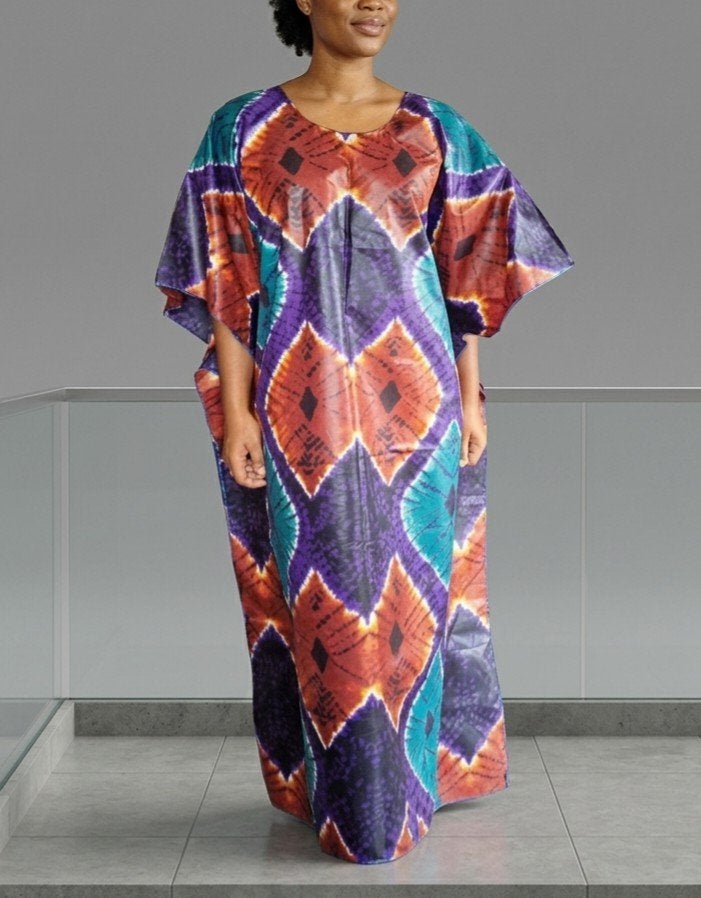 Afrikaanse print jurk, Kleding | Dames, Jurken, Ophalen of Verzenden, Nieuw, Maat 46/48 (XL) of groter, Onder de knie