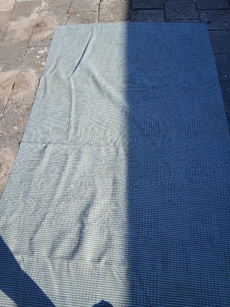 Te koop tenttapijt 130 bij 500cm, Ophalen, Gebruikt