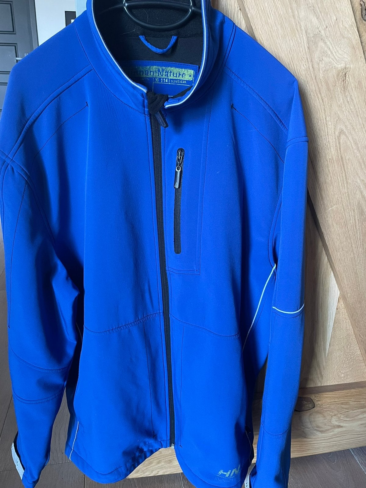 Heren jas van het merk Human Natur, Blauw, Overige maten, Ophalen of Verzenden, Gedragen