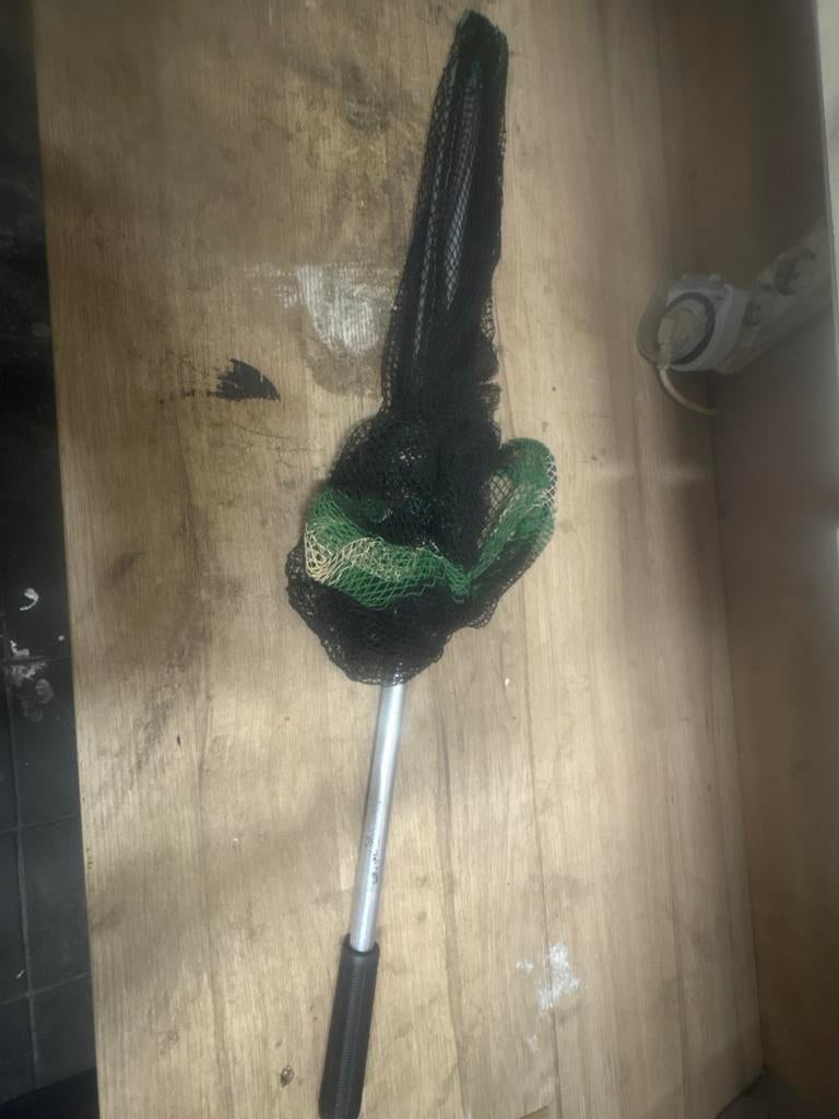 Visnet met steel, Ophalen of Verzenden, Gebruikt, Net of Fuik