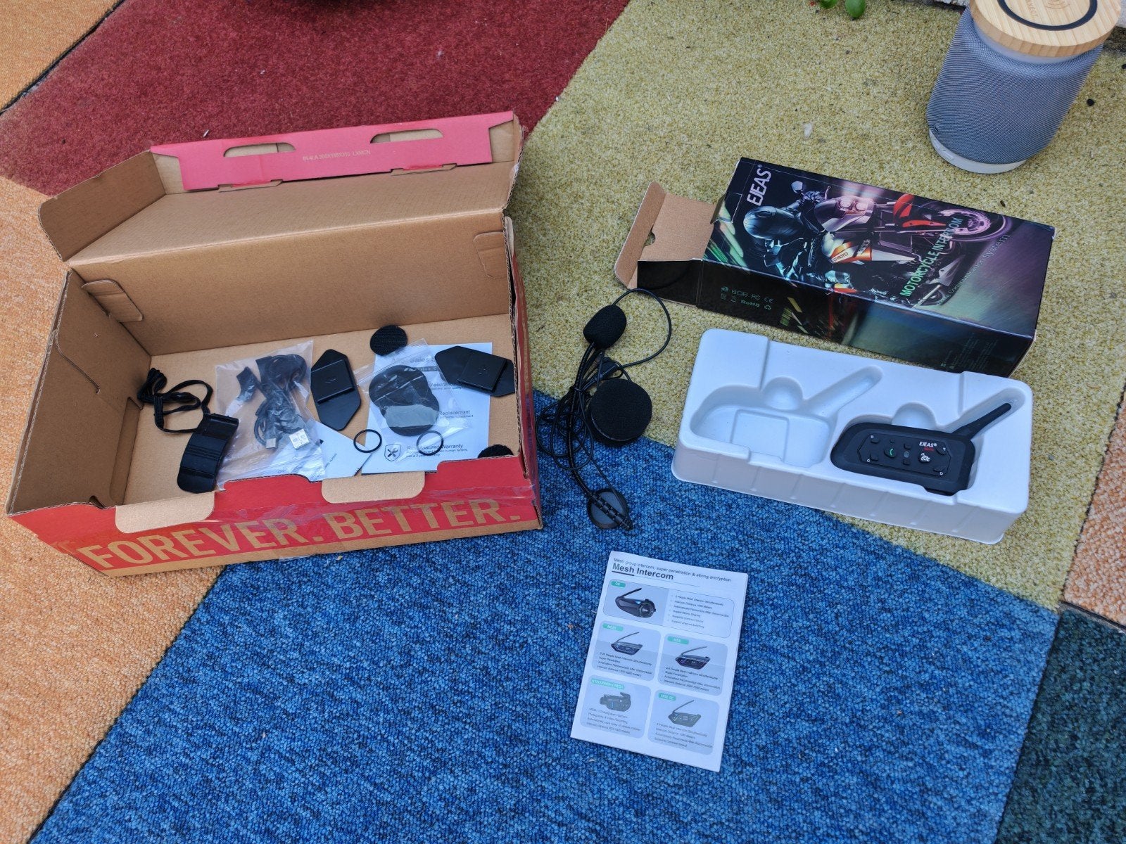 Ejeas V6 Pro Intercom voor motoren - Nieuw in doos, Motoren, Accessoires | Overige, Nieuw, Ophalen of Verzenden