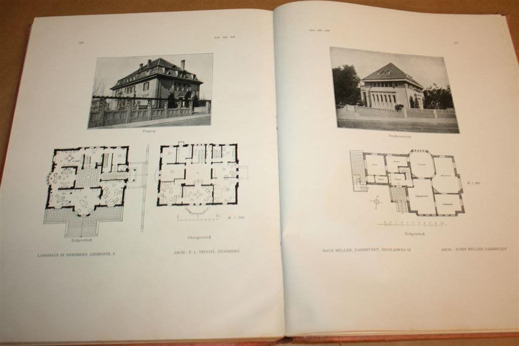 Moderne Villen und Landhäuser - Oude uitgave 1913, Boeken, Kunst en Cultuur | Architectuur, Ophalen of Verzenden, Gelezen, Architecten