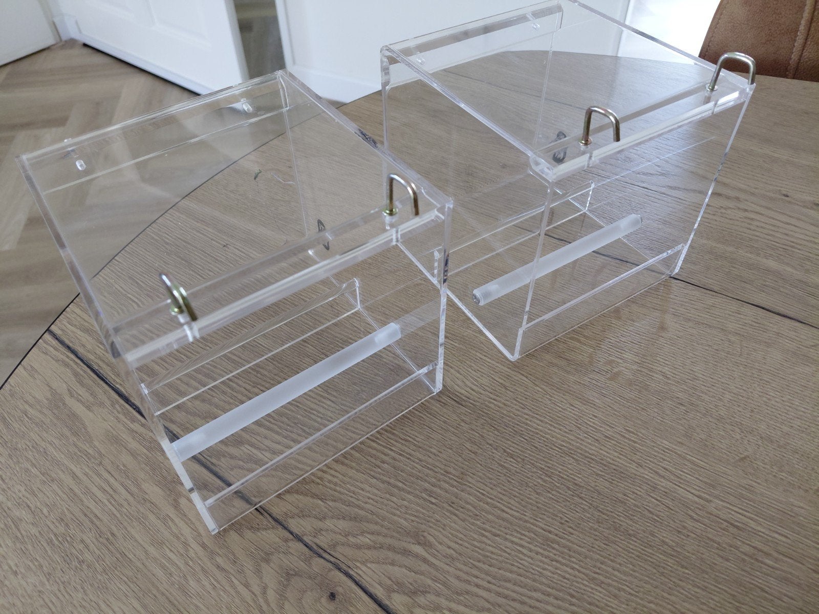2x nieuwe no mesh voederbakken tiaki voor vogels!, Meerdere dieren, Parkiet