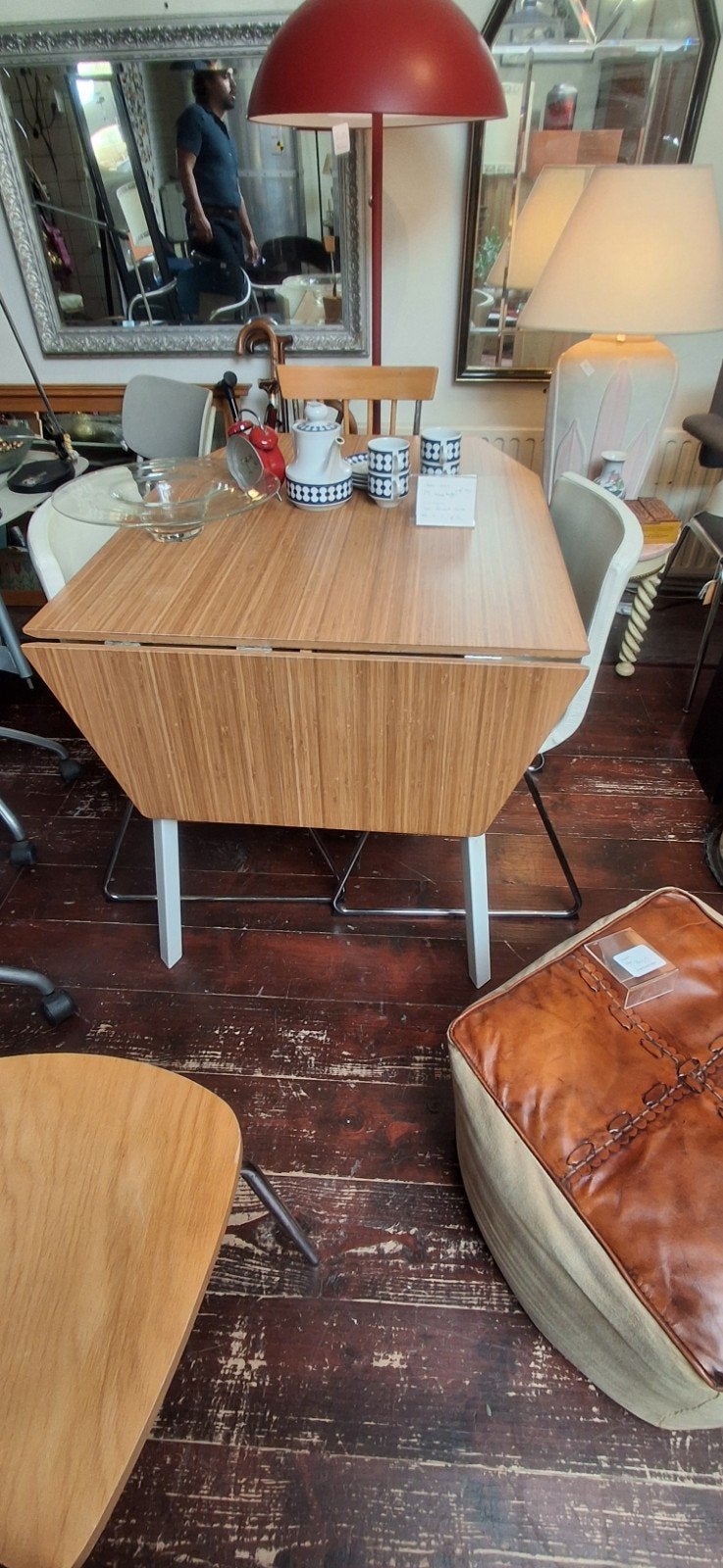 ikea 2012 ps klaptafel met 2 ikea bernard stoelen, Gebruikt, -, Ikea, -