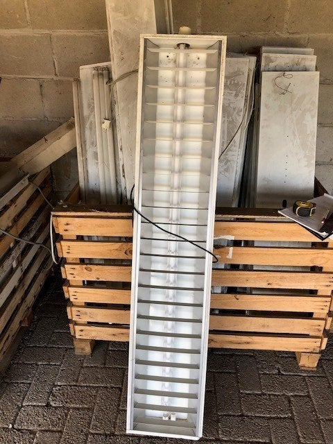 TL-bakken, Doe-het-zelf en Verbouw, Ophalen, Gebruikt, Minder dan 50 watt, Lamp met armatuur