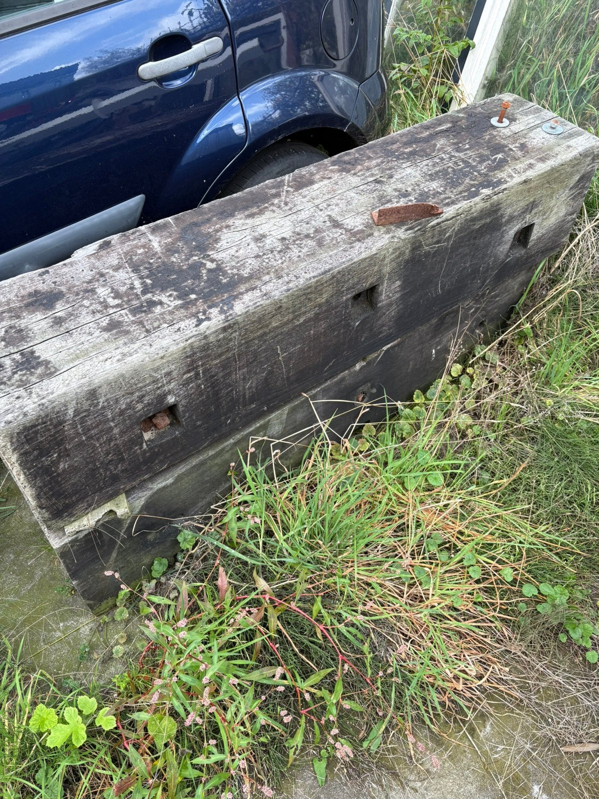 Te koop meerpaal, Ophalen, Gebruikt, Blok, Minder dan 25 cm