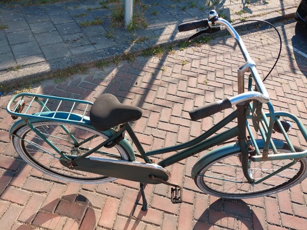 Altec Urban meisjesfiets school met voordrager voor een krat, Fietsen en Brommers, Terugtraprem, Altec, Gebruikt, Handrem