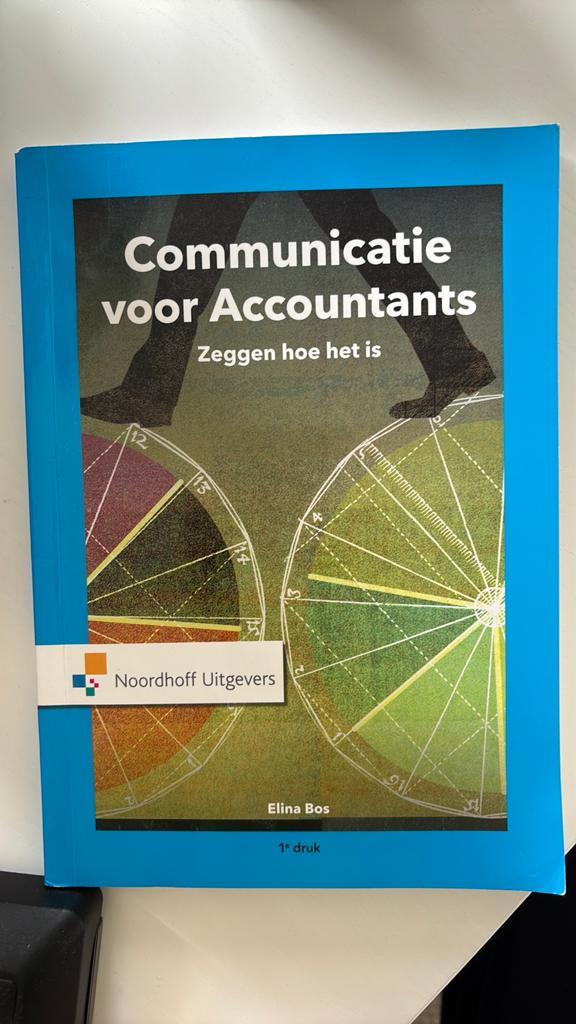 Elina Bos - Communicatie voor accountants, Sociale wetenschap, Elina Bos, Ophalen of Verzenden, Zo goed als nieuw