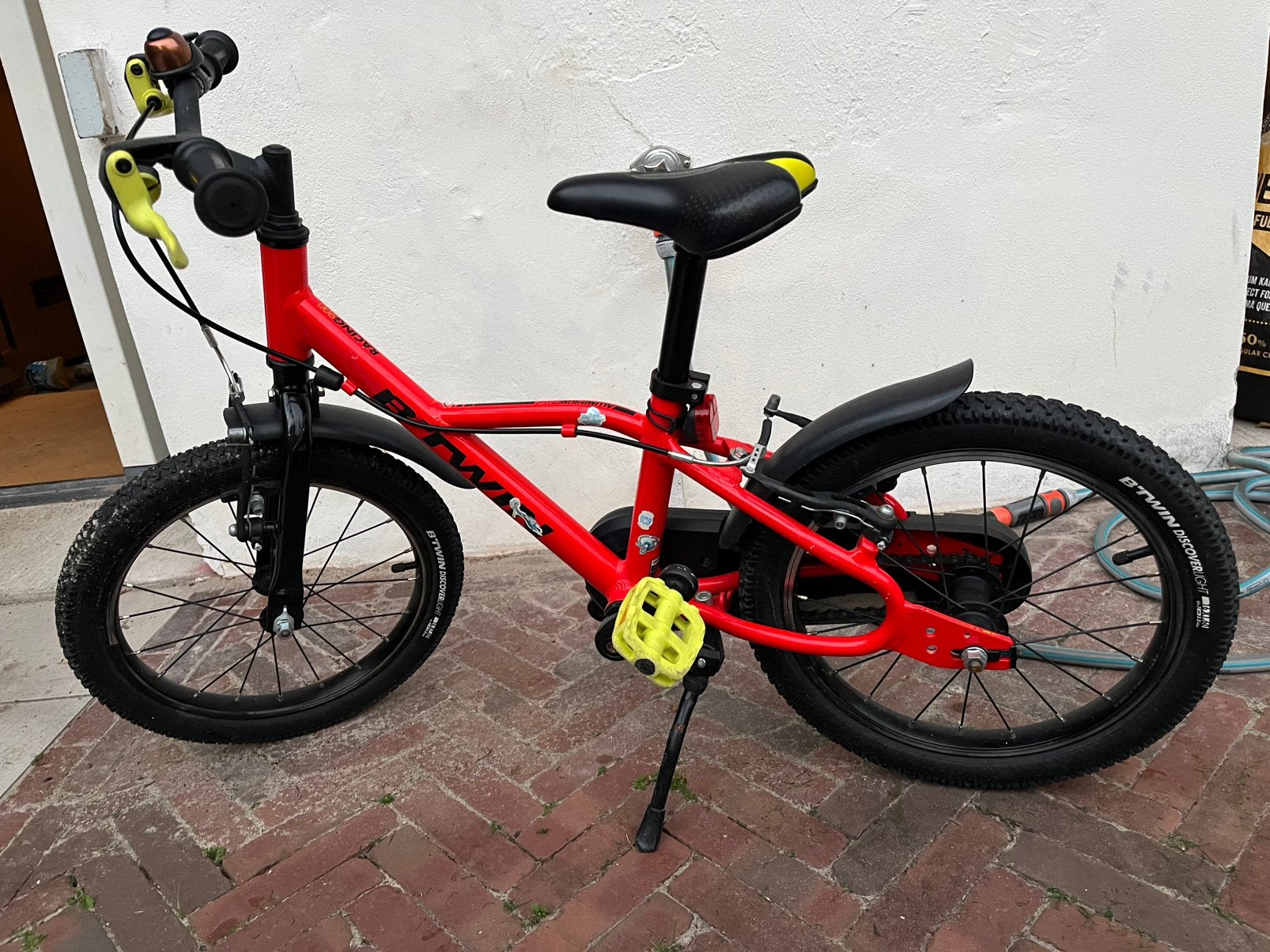 Btwin kinderfiets 16 inch, Fietsen en Brommers, Ophalen, Gebruikt, 16 tot 20 inch
