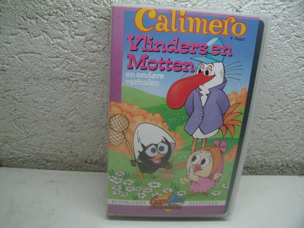 vhs 103a calimero vlinders en motten, Alle leeftijden, Ophalen of Verzenden, Zo goed als nieuw