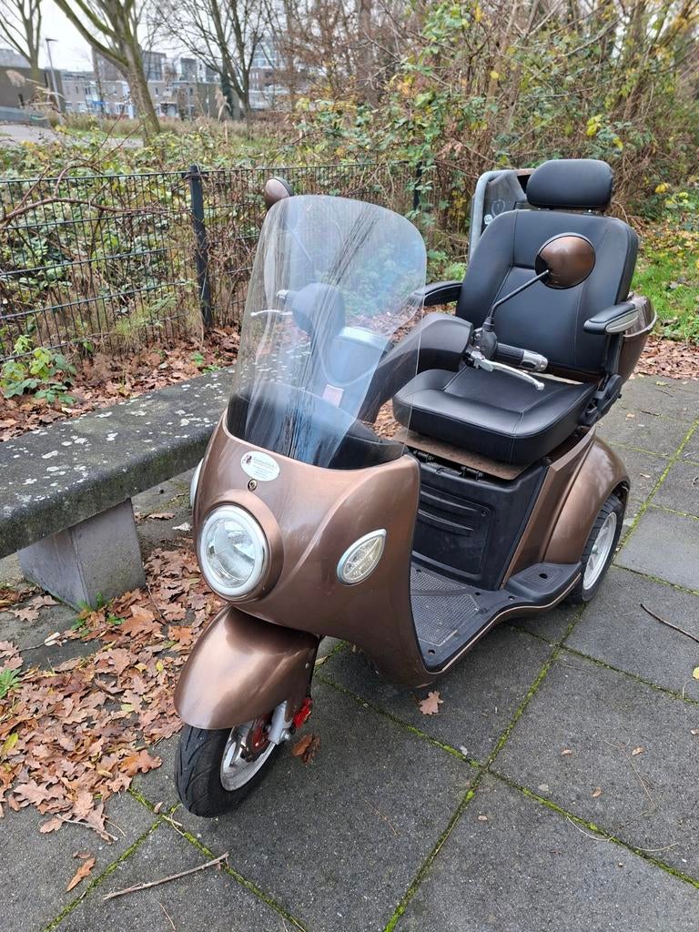 Scootmobiel Bellefleur 2019 – 25 km/u, 3-wiel, nette staat, Ophalen of Verzenden, Gebruikt