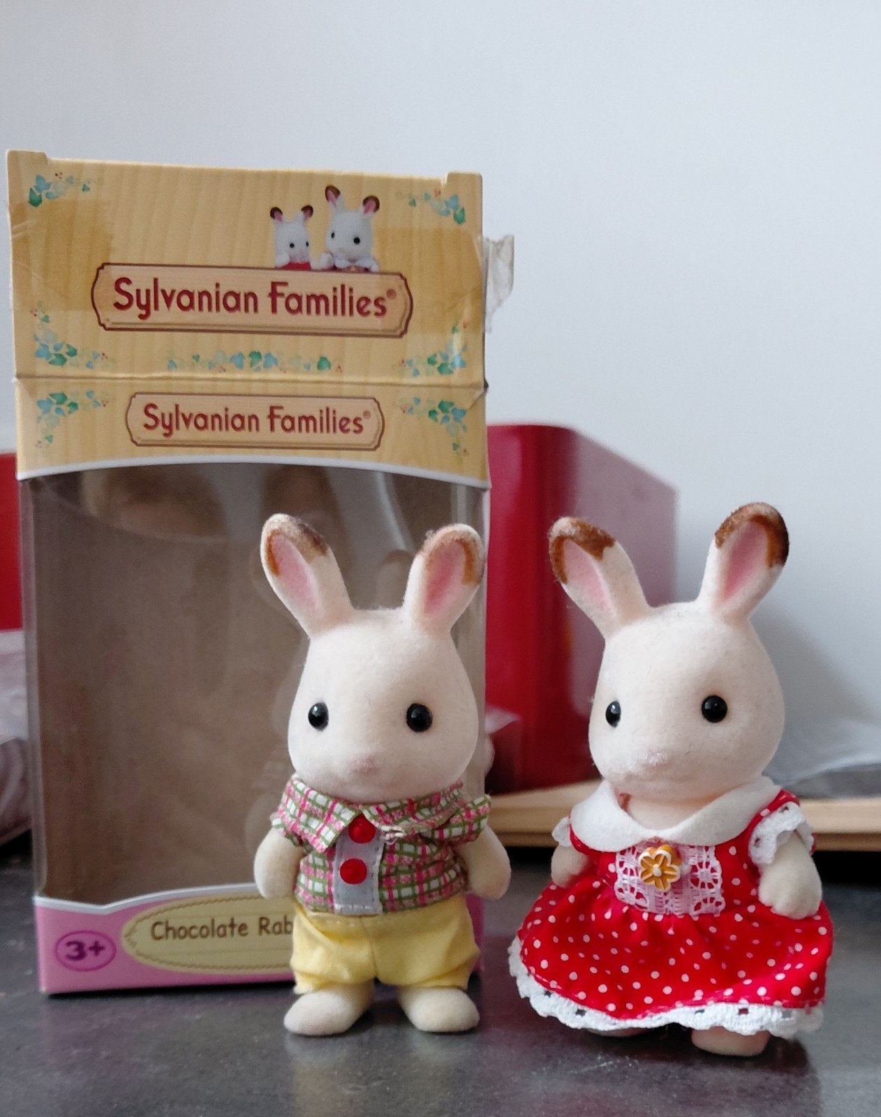 Sylvanian Families Chocolade Konijnen - Nieuw in doos, Ophalen of Verzenden, Zo goed als nieuw, Jongen of Meisje
