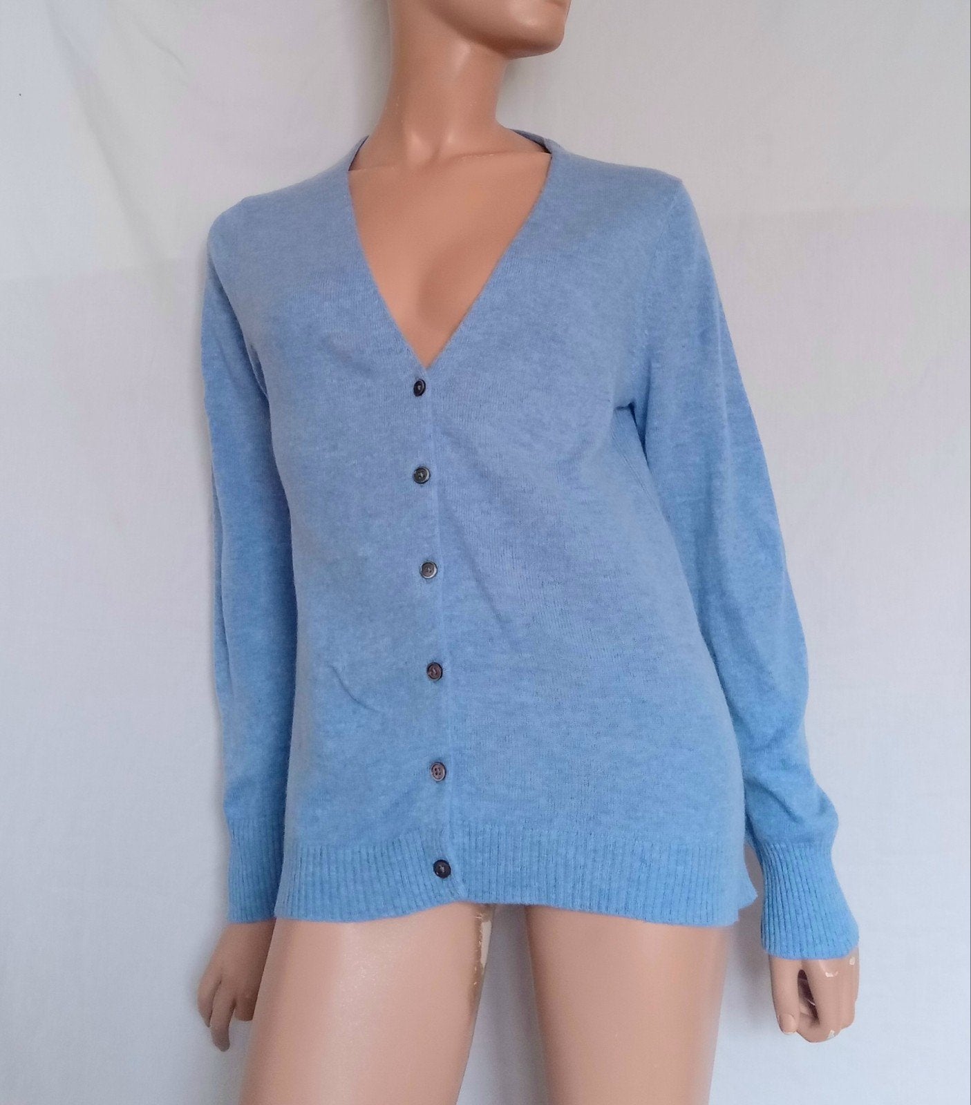 DINE N DANCE CASHMERE Vest , Maat 38 - 40, Kleding | Dames, Ophalen of Verzenden, Zo goed als nieuw, Maat 38/40 (M), Blauw
