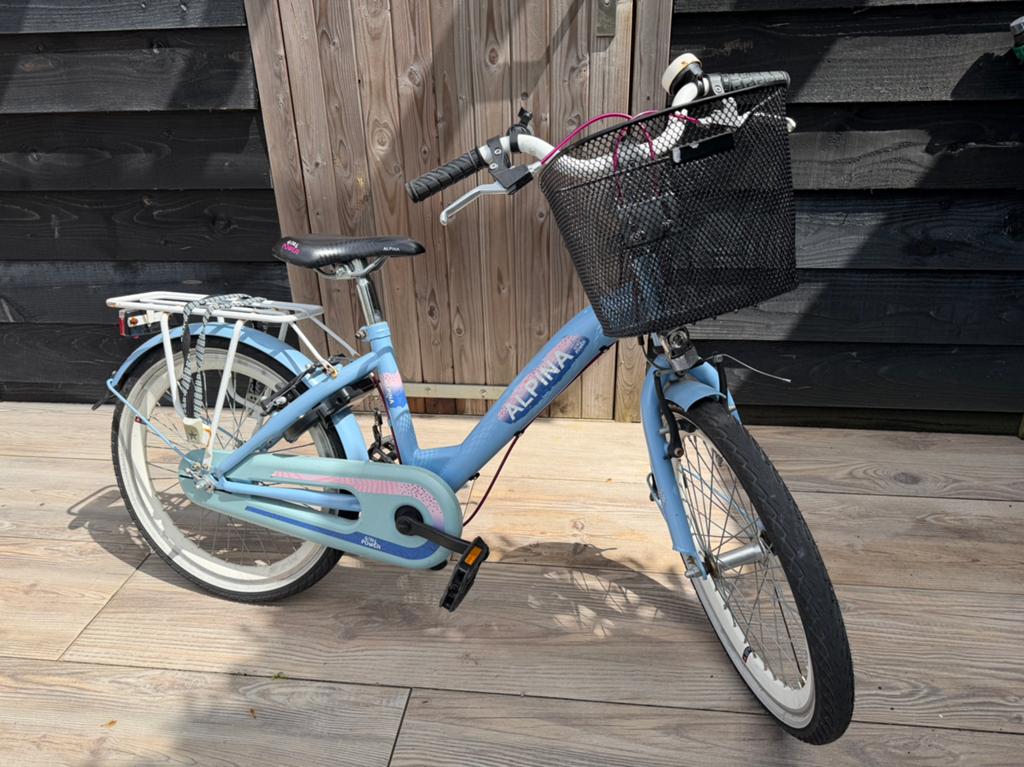 Alpina Girlpower meisjesfiets 20 inch, Ophalen, Terugtraprem, Gebruikt, Alpina